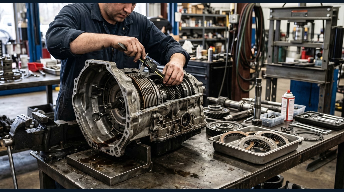 GM converter inspection for 4L80E symptoms